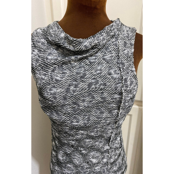 Free People MIDI length Cora Asymmetrical Jacquard Sweater Dress TUNIC Size Smal - Picture 4 of 11